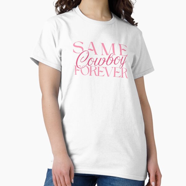 Vista previa del artículo con la obra «El mismo tema de despedida de soltera rosa de Cowboy Forever», diseñado y vendido por Stickers by @molllyclare.