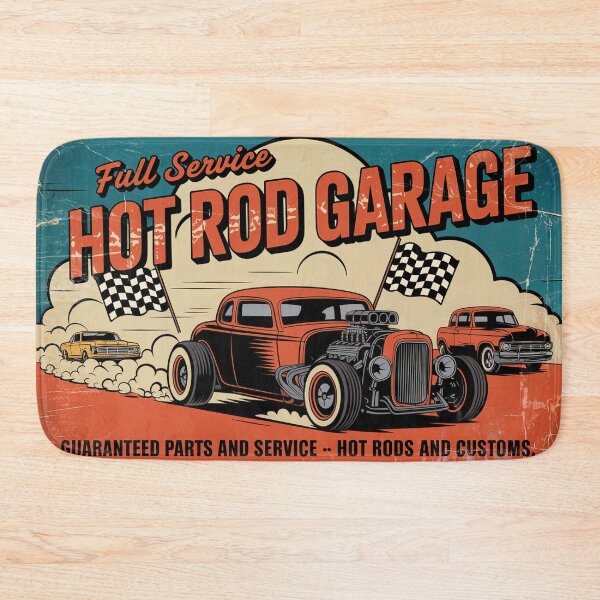 Item preview, vintage style Hot Rod Sign designed and sold by Random Designs.