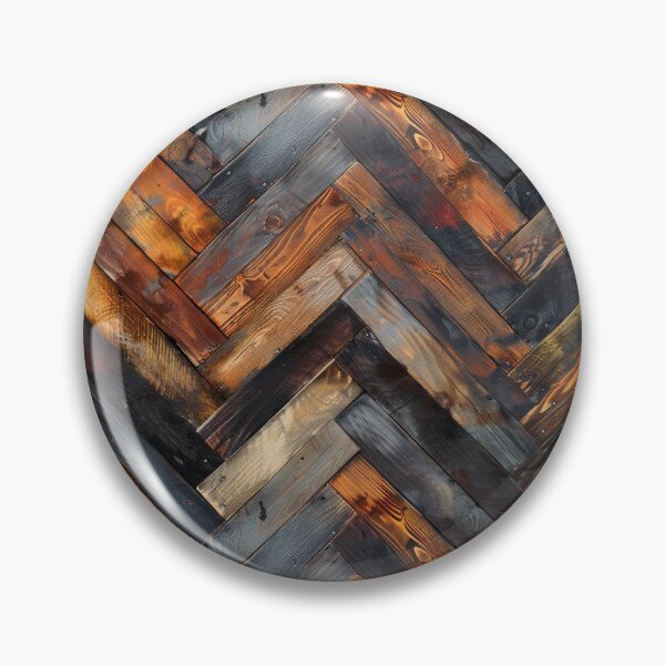 Item preview, Dark Rustic Herringbone Parquet designed and sold by NTGUILTY.