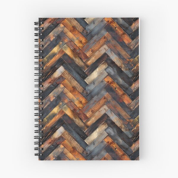 Item preview, Dark Rustic Herringbone Parquet designed and sold by NTGUILTY.