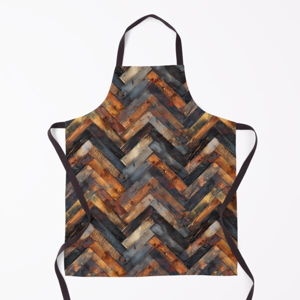Item preview, Dark Rustic Herringbone Parquet designed and sold by NTGUILTY.