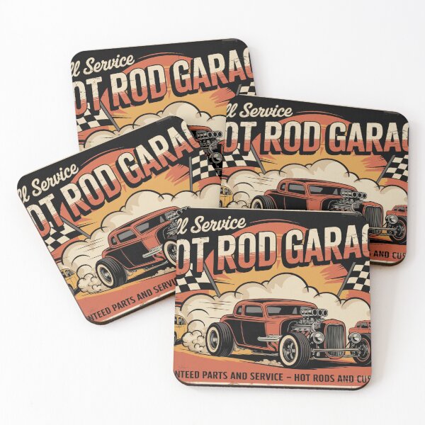 Item preview, vintage style Hot Rod Signs designed and sold by Random Designs.