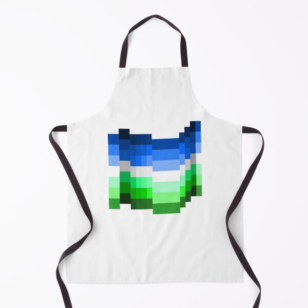 Item preview, Pixel Pride Flag Ocean designed and sold by HarveyHandcraftsandDesigns.