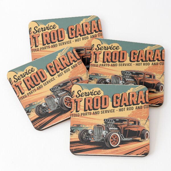 Item preview, Vintage style Hot Rod Signage designed and sold by Random Designs.