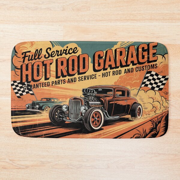 Item preview, Vintage style Hot Rod Signage designed and sold by Random Designs.