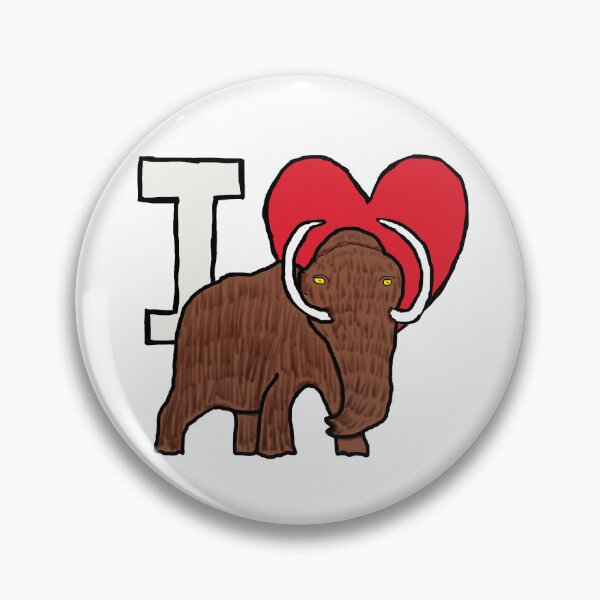 Item preview, I Love Woolly Mammoths designed and sold by Mark-Ewbie.