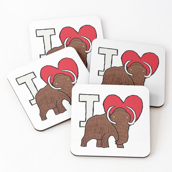 Item preview, I Love Woolly Mammoths designed and sold by Mark-Ewbie.