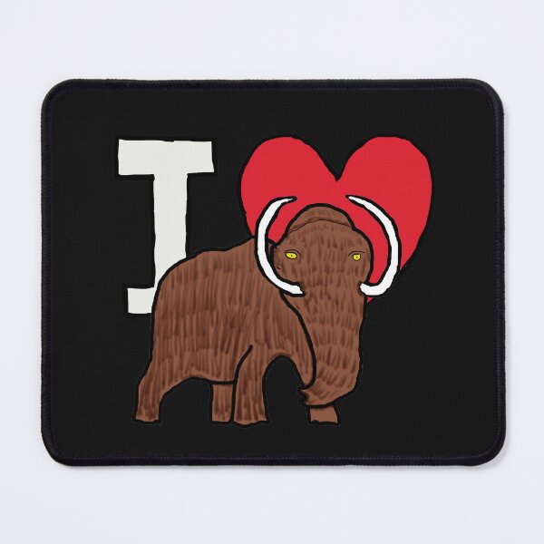 Item preview, I Love Woolly Mammoths designed and sold by Mark-Ewbie.
