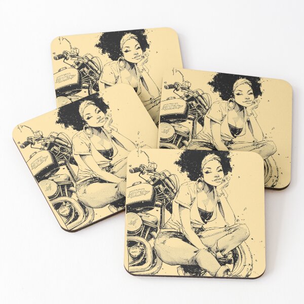 Item preview, Girls and Bikes With Smile – Ink & Attitude designed and sold by SteadyRolling.