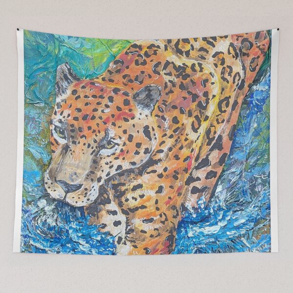 Item preview, A Jaguar's Ambition designed and sold by nicole-mcg-art.