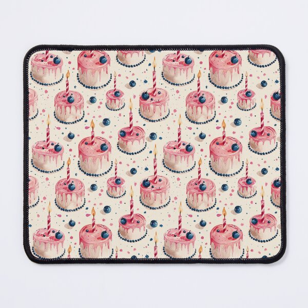 Item preview, Watercolor Pink Birthday Cakes designed and sold by NTGUILTY.