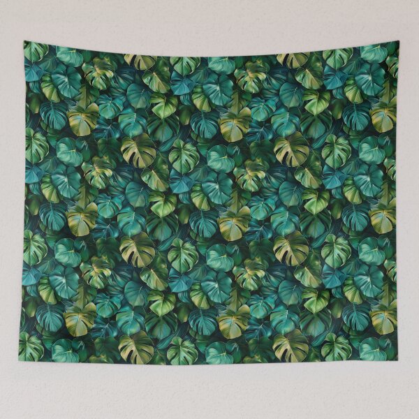 Item preview, Lush Tropical Monstera Canopy designed and sold by NTGUILTY.