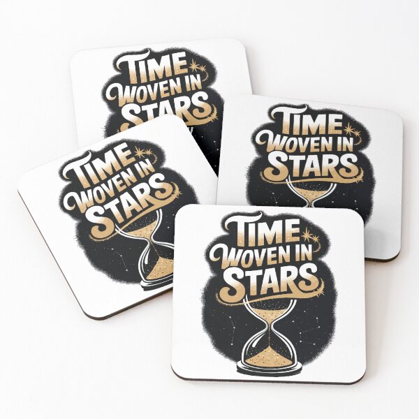 Item preview, Time Woven in Stars Cosmic Hourglass Design designed and sold by Zanigold.