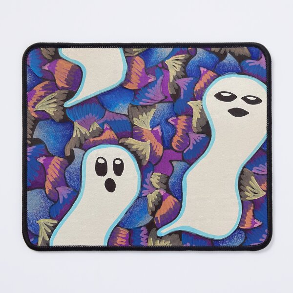 Item preview, Trippy Spooky Ghost Flowers designed and sold by artbyalette.