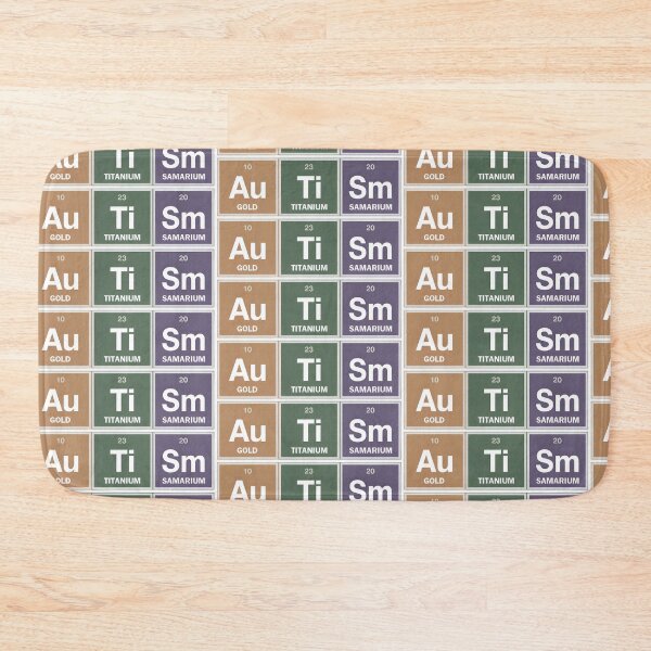 Item preview, Autism Awareness Elements Periodic Table designed and sold by SillyDarkShop.
