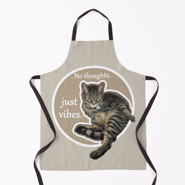 Item preview, No Thoughts, Just Vibes - One Brain Cell Tabby Cat designed and sold by The-RoseStudios.