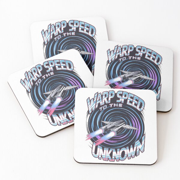 Item preview, Warp Speed to the Unknown Retro Space Adventure Design designed and sold by Zanigold.