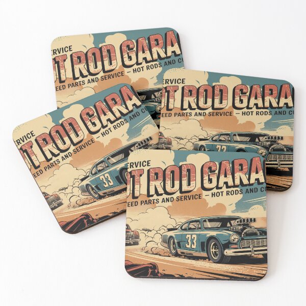 Item preview, 1960's style Hot Rod Signage designed and sold by Random Designs.