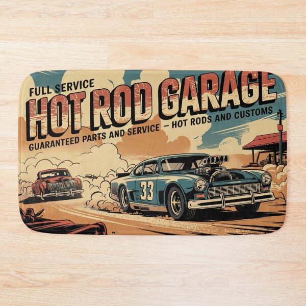 Item preview, 1960's style Hot Rod Signage designed and sold by Random Designs.