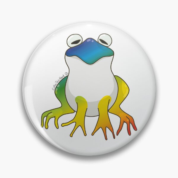 Item preview, A Bunch of Colorful Frogs! Rainbow Frog! designed and sold by CoffeeTechNerd.