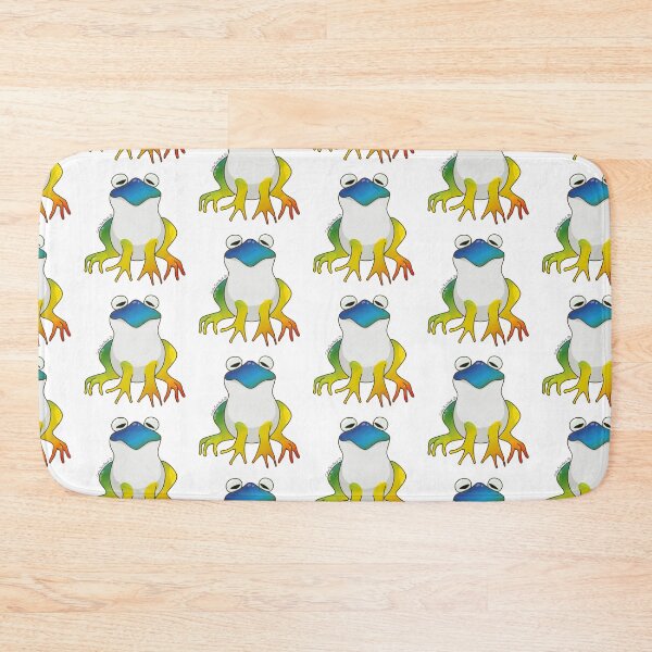 Item preview, A Bunch of Colorful Frogs! Rainbow Frog! designed and sold by CoffeeTechNerd.