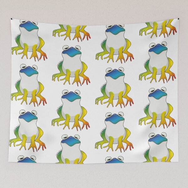 Item preview, A Bunch of Colorful Frogs! Rainbow Frog! designed and sold by CoffeeTechNerd.