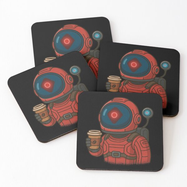Item preview, No Man's Sky Guy Drinking Coffee designed and sold by ContTraders.