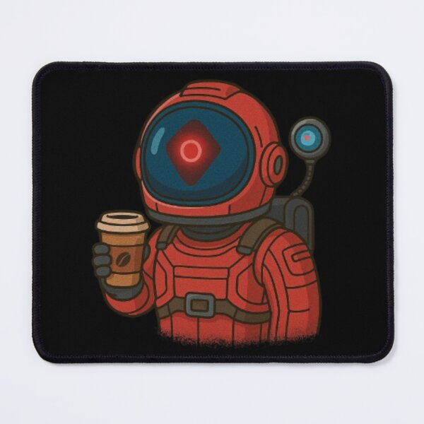 Item preview, No Man's Sky Guy Drinking Coffee designed and sold by ContTraders.