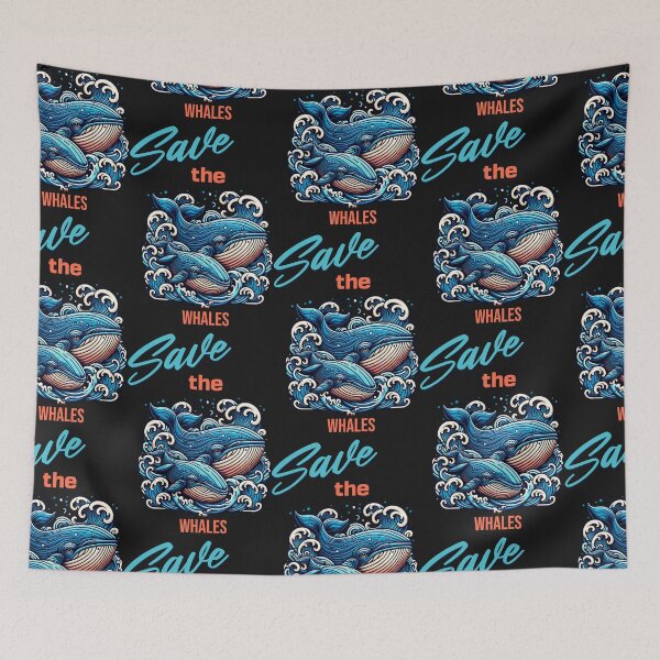 Item preview, Save the whales designed and sold by SimoesArtistry.