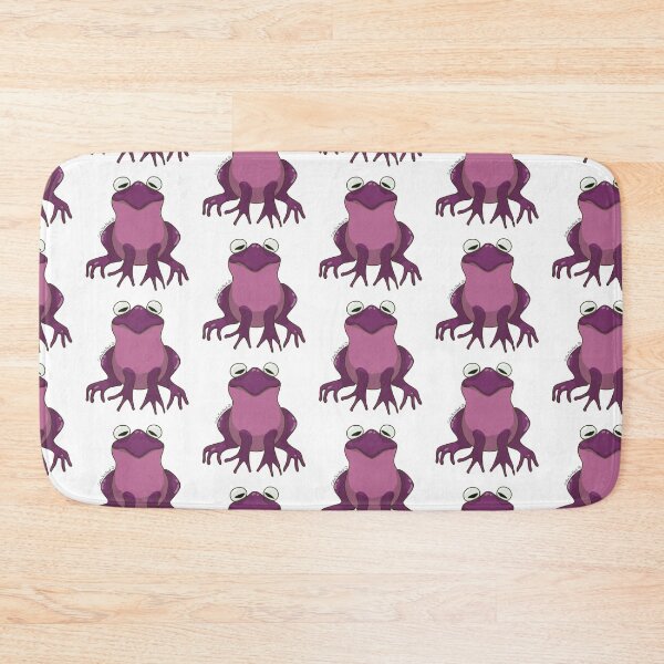 Item preview, A Bunch of Colorful Frogs! Dark Pink Frog! designed and sold by CoffeeTechNerd.