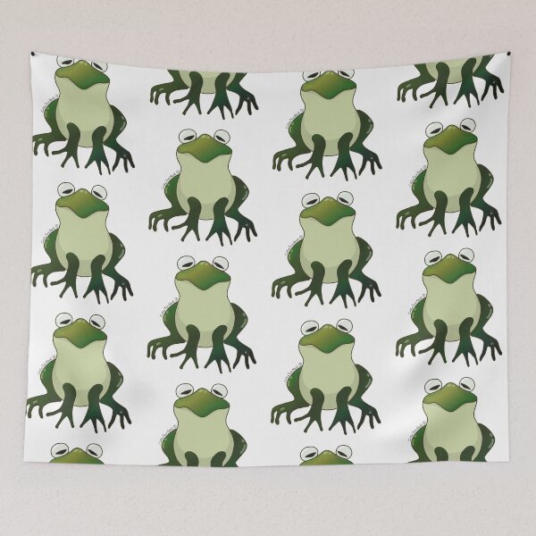 Item preview, A Bunch of Colorful Frogs! Gradient Green Frog! designed and sold by CoffeeTechNerd.