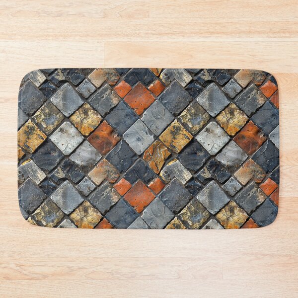 Item preview, Textured Diamond Stone Tiles designed and sold by NTGUILTY.