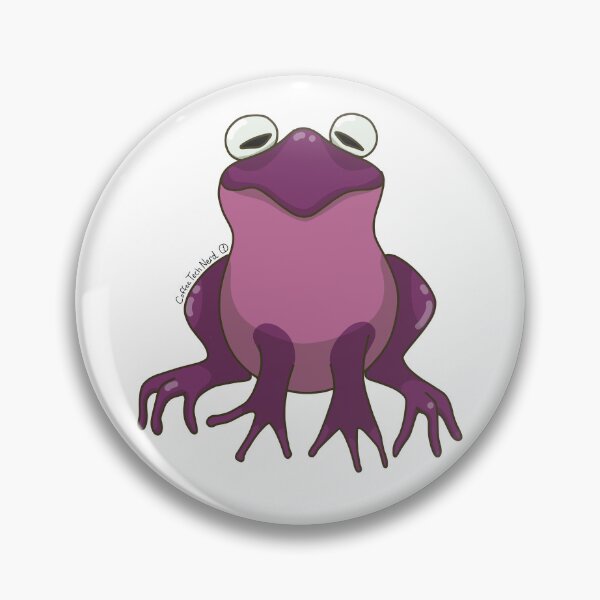Item preview, A Bunch of Colorful Frogs! Dark Pink Frog! designed and sold by CoffeeTechNerd.