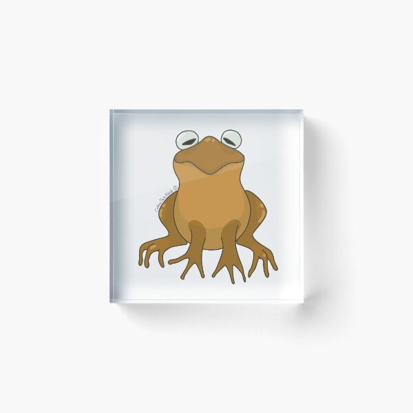 Item preview, A Bunch of Colorful Frogs! Orange Frog! designed and sold by CoffeeTechNerd.