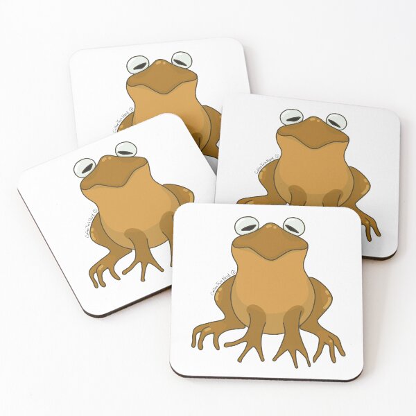 Item preview, A Bunch of Colorful Frogs! Orange Frog! designed and sold by CoffeeTechNerd.