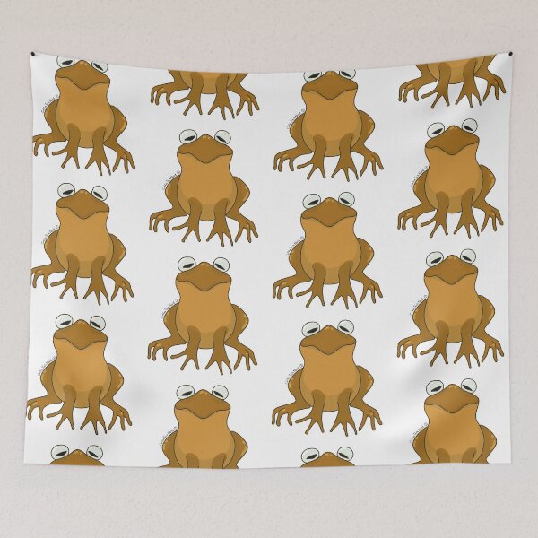 Item preview, A Bunch of Colorful Frogs! Orange Frog! designed and sold by CoffeeTechNerd.