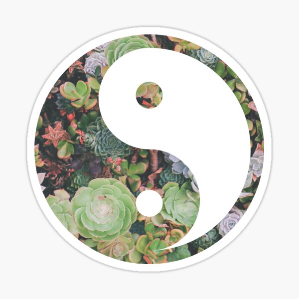 Artikel-Vorschau von Yin Yang Sukkulenten, designt und verkauft von LittleWolfArtCo.