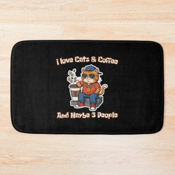 Item preview, Sassy Cat + Hot Coffee = Boss Mood designed and sold by Meow Cat.