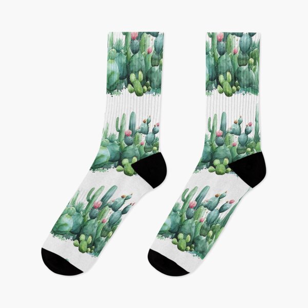 Item preview, Watercolor Cactus and Agave Garden designed and sold by NTGUILTY.