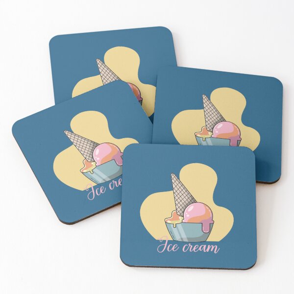 Item preview, Cute Ice Cream Cup with Biscuit Illustration designed and sold by nada-art.