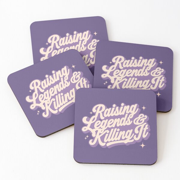 Item preview, Raising Legends & Killing It Empowering Motherhood Quote designed and sold by DigiCraftCloud.