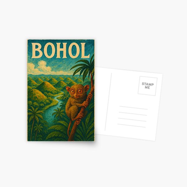 Item preview, Bohol Chocolate Hills Tarsier Wildlife Philippines designed and sold by Places On Earth.