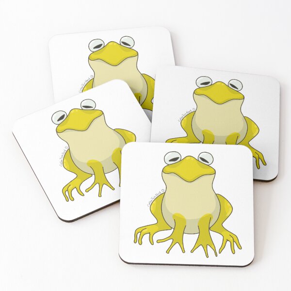 Item preview, A Bunch of Colorful Frogs! Yellow Frog! designed and sold by CoffeeTechNerd.