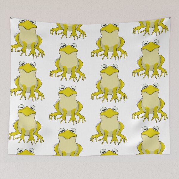 Item preview, A Bunch of Colorful Frogs! Yellow Frog! designed and sold by CoffeeTechNerd.
