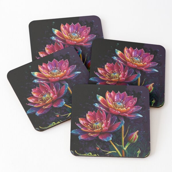 Item preview, Ethereal Flowers Under a Cosmic Sky designed and sold by KilianSzmid.