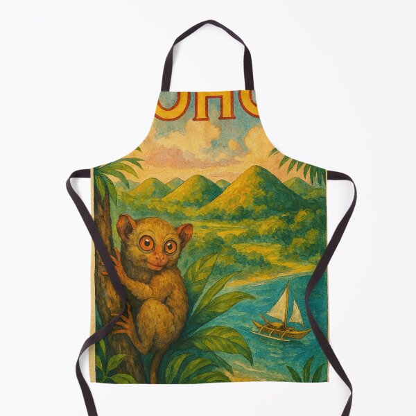 Item preview, Bohol Tarsier and Chocolate Hills Central Visayas Scene designed and sold by Places On Earth.