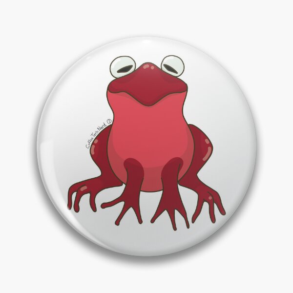 Item preview, A Bunch of Colorful Frogs! Red Frog! designed and sold by CoffeeTechNerd.