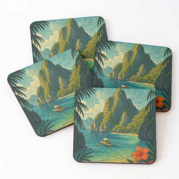 Item preview, Palawan El Nido Limestone Cliffs Philippines Coast designed and sold by Places On Earth.