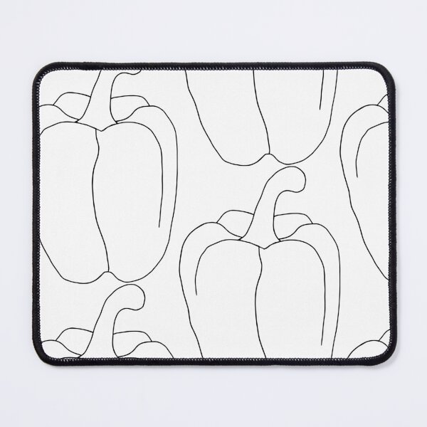 Item preview, Cute Capsicum Line Drawing Black and White Minimalist Quiet designed and sold by Ching Teoh.