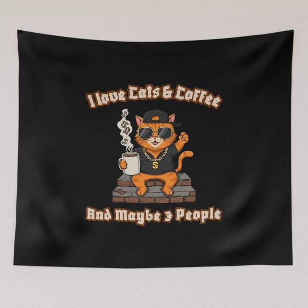 Item preview, Coffee First, Humans Later – Cat’s Orders designed and sold by Meow Cat.